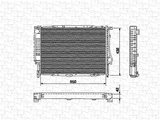 MAGNETI MARELLI Radiators, Motora dzesēšanas sistēma 350213424000